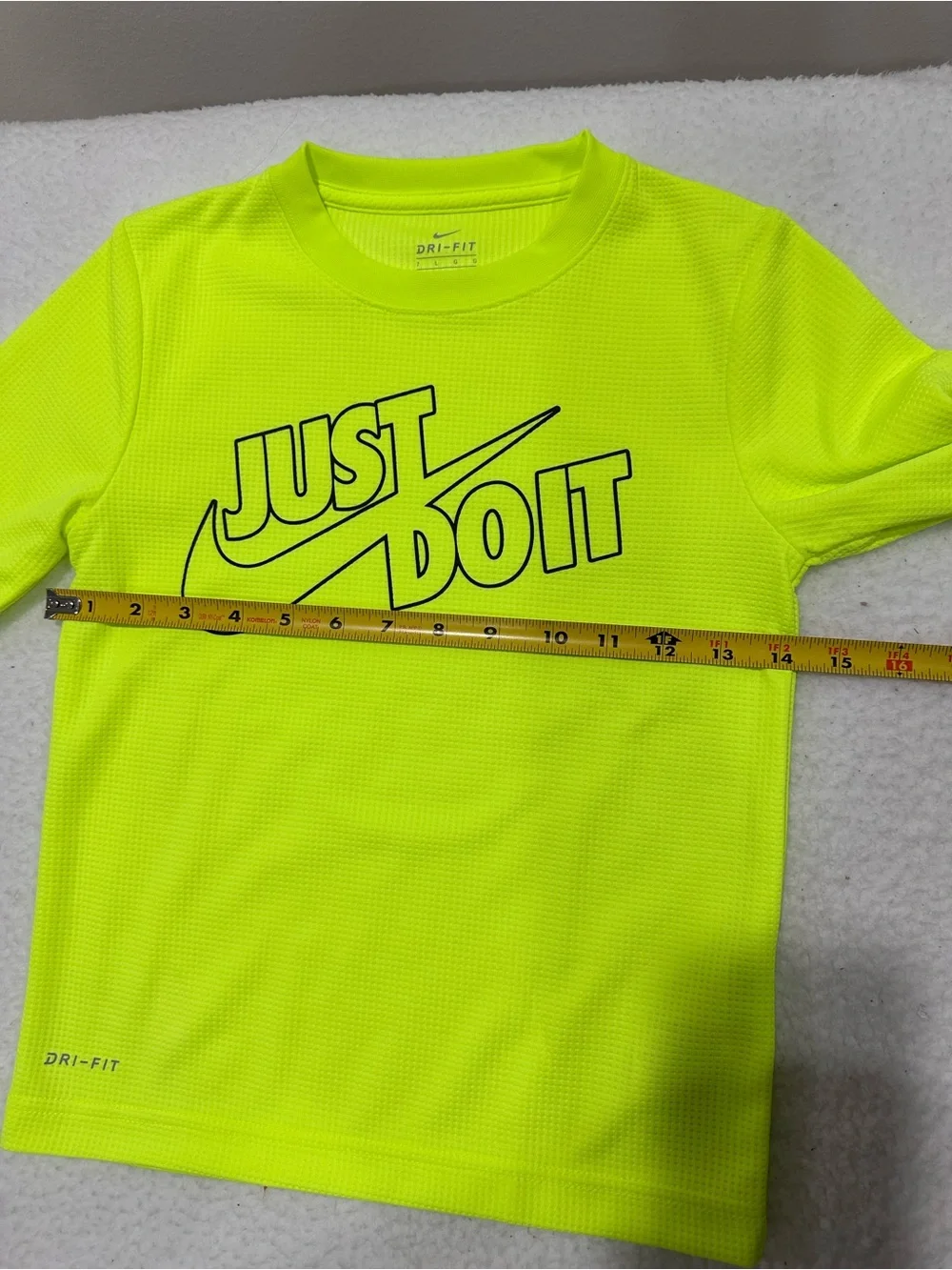 Boy’s Nike Long Sleeve 'Just Do It' Dri-FIT Shirt